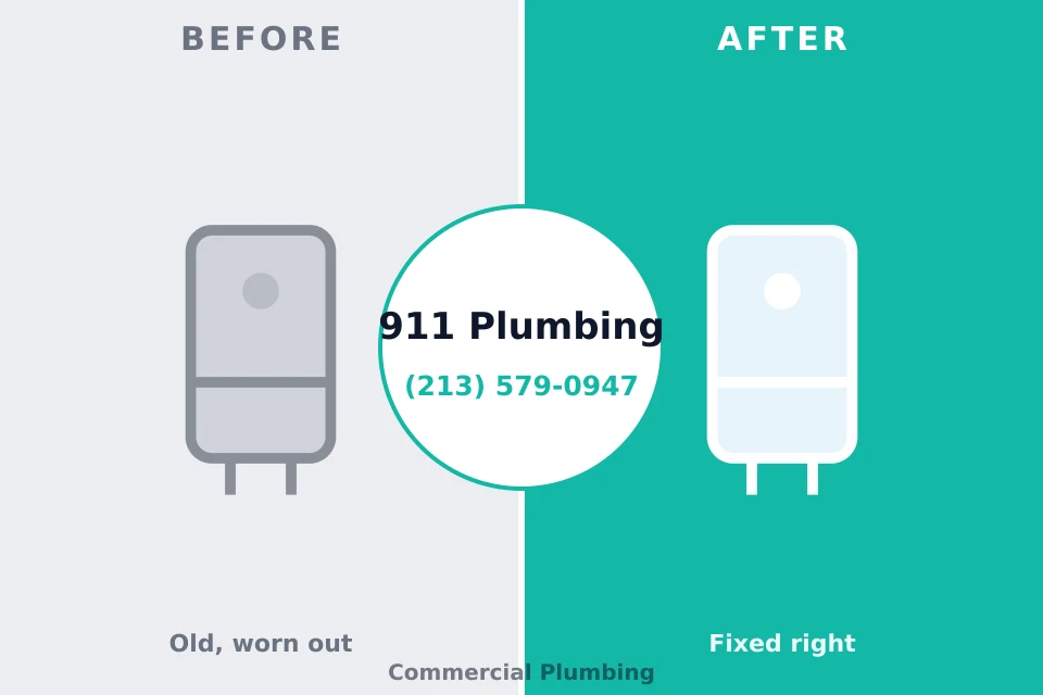 Before and after: plumbing repair East Stroudsburg, PA